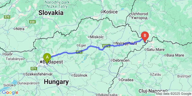 Map: Budapest Airport (BUD), Ferihegy, Liszt Ferenc to Kishódos