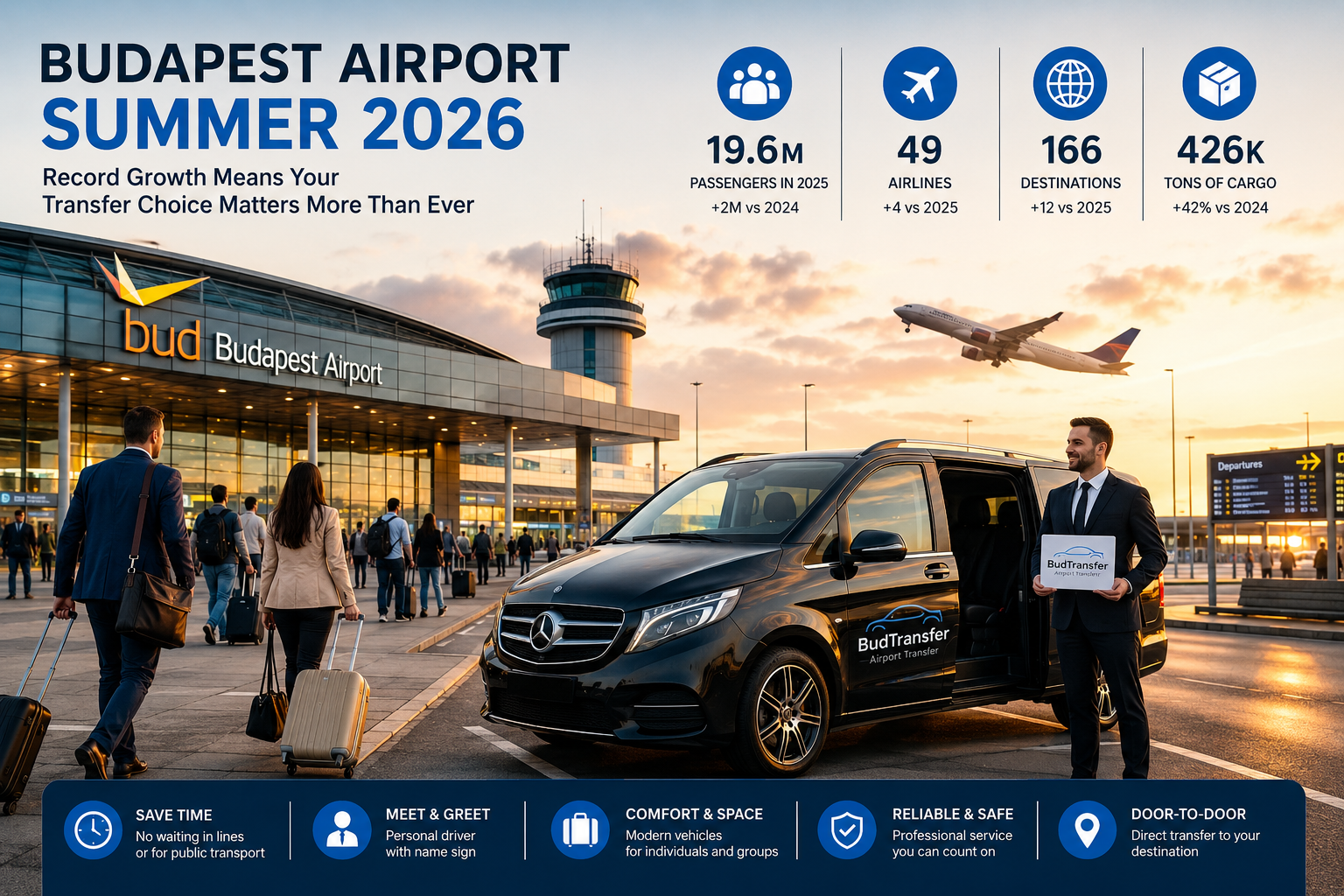 Aéroport de Budapest, été 2026 : face à une croissance record, l 