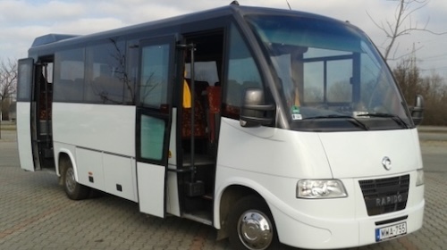 Our vehicles: Budapest Airport Taxi and Minibus Irisbus Minicoach 28 seats