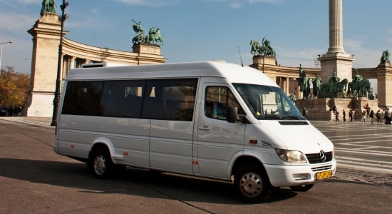 Our vehicles: Budapest Airport Taxi and Minibus Mercedes Sprinter Minibus 17 seats
